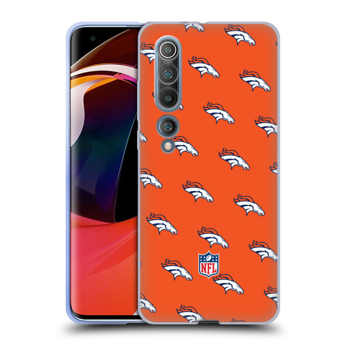 NFL Denver Broncos Artwork Patterns Soft Gel Case for Xiaomi Mi 10 5G / Mi 10 Pro 5G