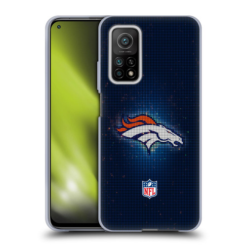 NFL Denver Broncos Artwork LED Soft Gel Case for Xiaomi Mi 10T 5G