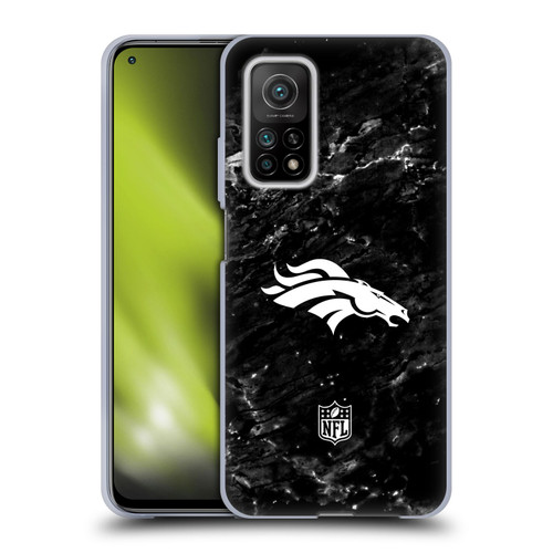 NFL Denver Broncos Artwork Marble Soft Gel Case for Xiaomi Mi 10T 5G