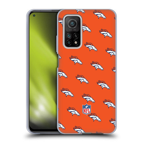 NFL Denver Broncos Artwork Patterns Soft Gel Case for Xiaomi Mi 10T 5G