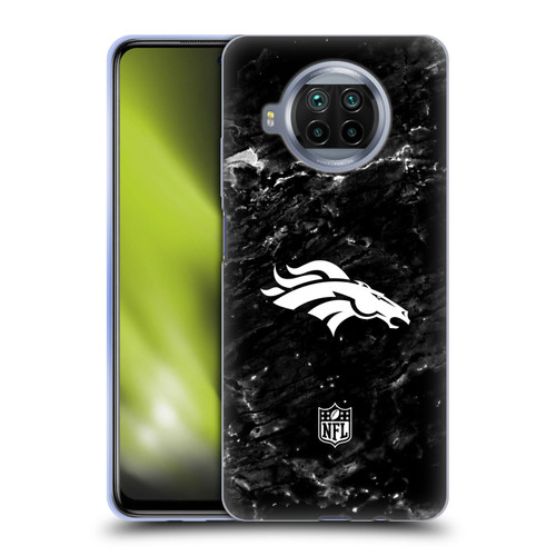 NFL Denver Broncos Artwork Marble Soft Gel Case for Xiaomi Mi 10T Lite 5G