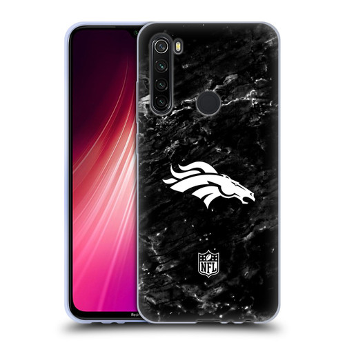 NFL Denver Broncos Artwork Marble Soft Gel Case for Xiaomi Redmi Note 8T