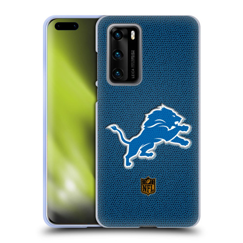 NFL Detroit Lions Logo Football Soft Gel Case for Huawei P40 5G