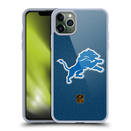 NFL Detroit Lions Logo Football Soft Gel Case for Apple iPhone 11 Pro Max