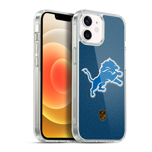 NFL Detroit Lions Logo Football Soft Gel Case for Apple iPhone 12 / iPhone 12 Pro & MagSafe