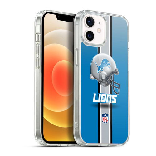 NFL Detroit Lions Logo Helmet Soft Gel Case for Apple iPhone 12 / iPhone 12 Pro & MagSafe