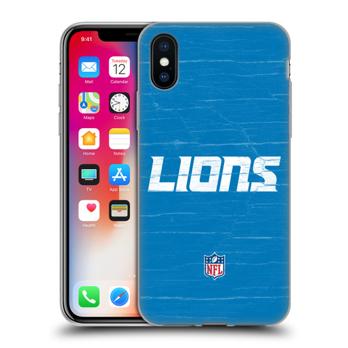 NFL Detroit Lions Logo Distressed Look Soft Gel Case for Apple iPhone X / iPhone XS NFL Detroit Lions Logo Distressed Look Soft Gel Case for Apple iPhone X / iPhone XS