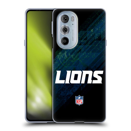 NFL Detroit Lions Logo Blur Soft Gel Case for Motorola Edge X30