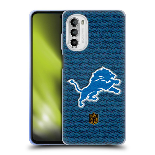 NFL Detroit Lions Logo Football Soft Gel Case for Motorola Moto G52