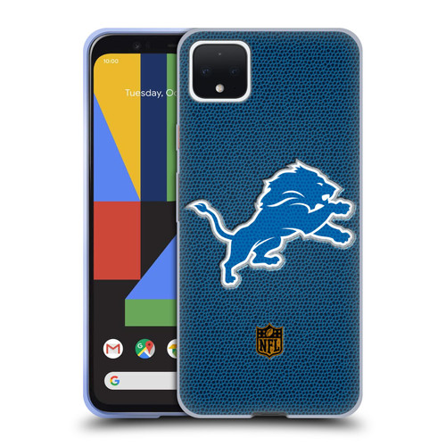 NFL Detroit Lions Logo Football Soft Gel Case for Google Pixel 4 XL