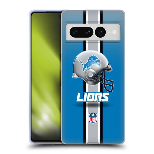 NFL Detroit Lions Logo Helmet Soft Gel Case for Google Pixel 7 Pro