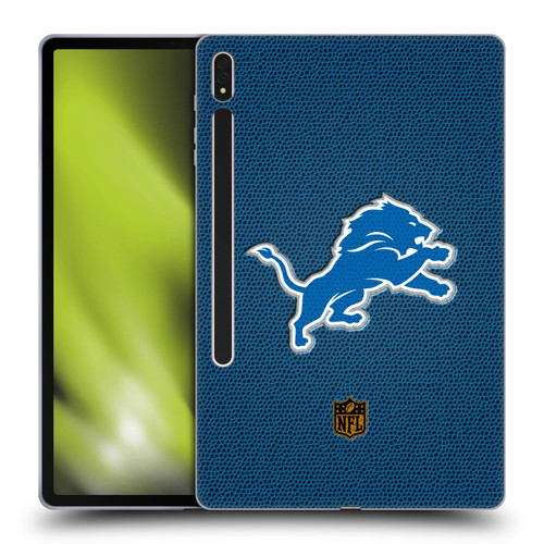 NFL Detroit Lions Logo Football Soft Gel Case for Samsung Galaxy Tab S8 Plus