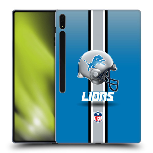 NFL Detroit Lions Logo Helmet Soft Gel Case for Samsung Galaxy Tab S8 Ultra