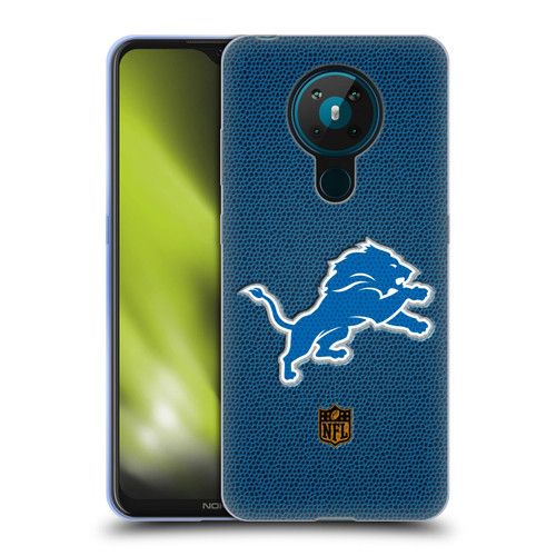 NFL Detroit Lions Logo Football Soft Gel Case for Nokia 5.3