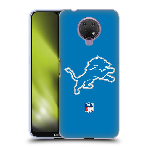 NFL Detroit Lions Logo Plain Soft Gel Case for Nokia G10