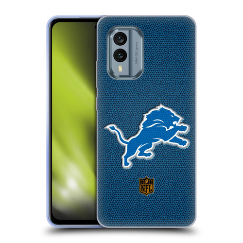 NFL Detroit Lions Logo Football Soft Gel Case for Nokia X30