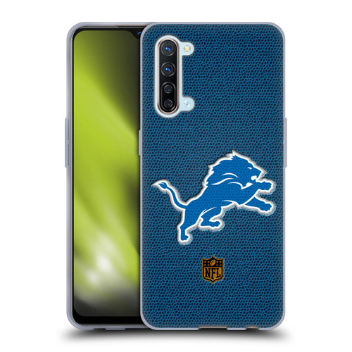 NFL Detroit Lions Logo Football Soft Gel Case for OPPO Find X2 Lite 5G
