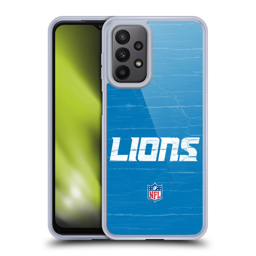 NFL Detroit Lions Logo Distressed Look Soft Gel Case for Samsung Galaxy A23 / 5G (2022) NFL Detroit Lions Logo Distressed Look Soft Gel Case for Samsung Galaxy A23 / 5G (2022)