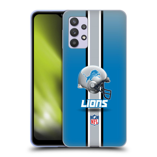 NFL Detroit Lions Logo Helmet Soft Gel Case for Samsung Galaxy A32 5G / M32 5G (2021)