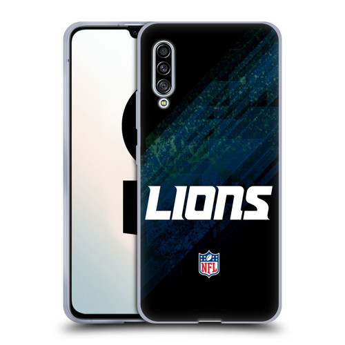 NFL Detroit Lions Logo Blur Soft Gel Case for Samsung Galaxy A90 5G (2019)