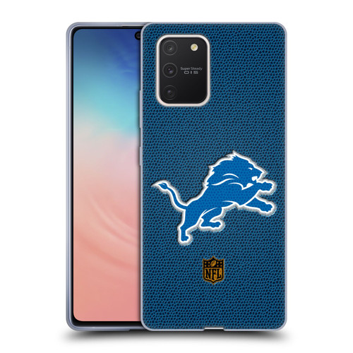 NFL Detroit Lions Logo Football Soft Gel Case for Samsung Galaxy S10 Lite