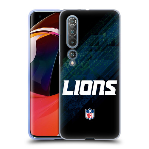 NFL Detroit Lions Logo Blur Soft Gel Case for Xiaomi Mi 10 5G / Mi 10 Pro 5G