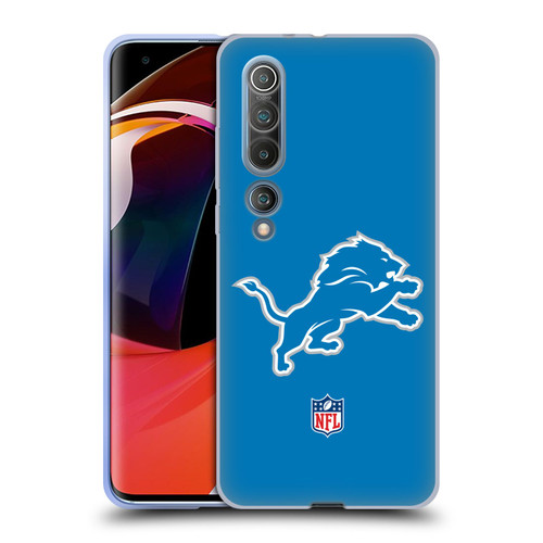 NFL Detroit Lions Logo Plain Soft Gel Case for Xiaomi Mi 10 5G / Mi 10 Pro 5G