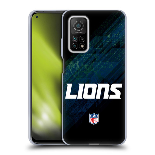 NFL Detroit Lions Logo Blur Soft Gel Case for Xiaomi Mi 10T 5G