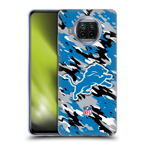 NFL Detroit Lions Logo Camou Soft Gel Case for Xiaomi Mi 10T Lite 5G