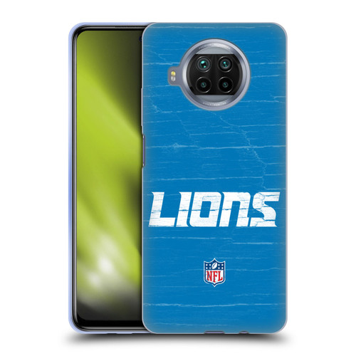 NFL Detroit Lions Logo Distressed Look Soft Gel Case for Xiaomi Mi 10T Lite 5G