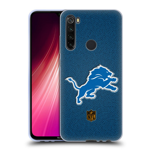 NFL Detroit Lions Logo Football Soft Gel Case for Xiaomi Redmi Note 8T