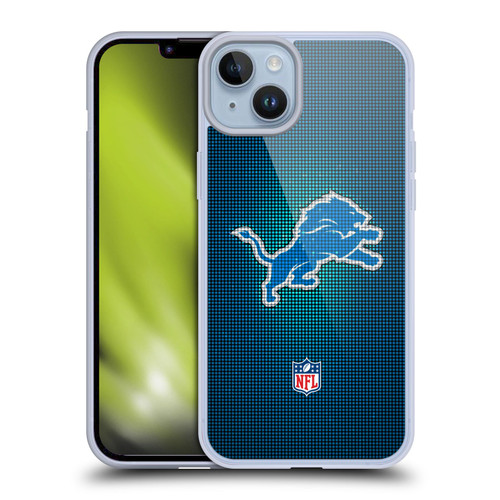 NFL Detroit Lions Artwork LED Soft Gel Case for Apple iPhone 14 Plus