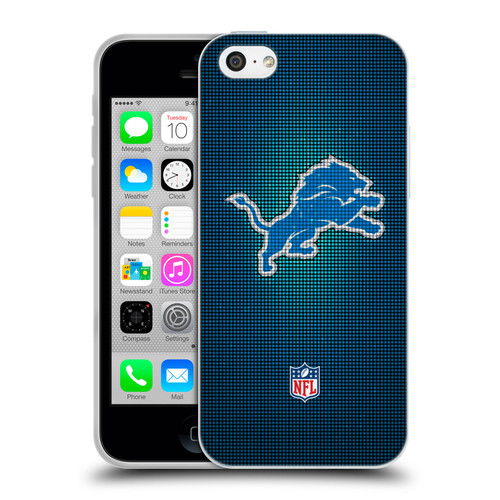 NFL Detroit Lions Artwork LED Soft Gel Case for Apple iPhone 5c