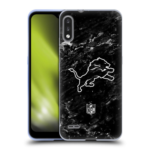 NFL Detroit Lions Artwork Marble Soft Gel Case for LG K22