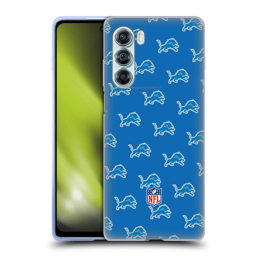 NFL Detroit Lions Artwork Patterns Soft Gel Case for Motorola Edge S30 / Moto G200 5G