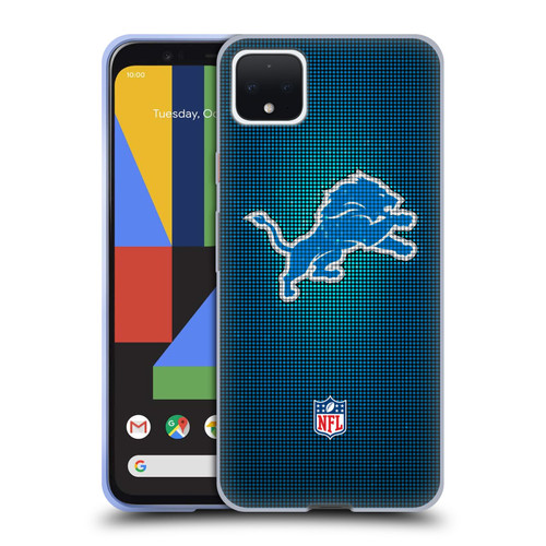 NFL Detroit Lions Artwork LED Soft Gel Case for Google Pixel 4 XL