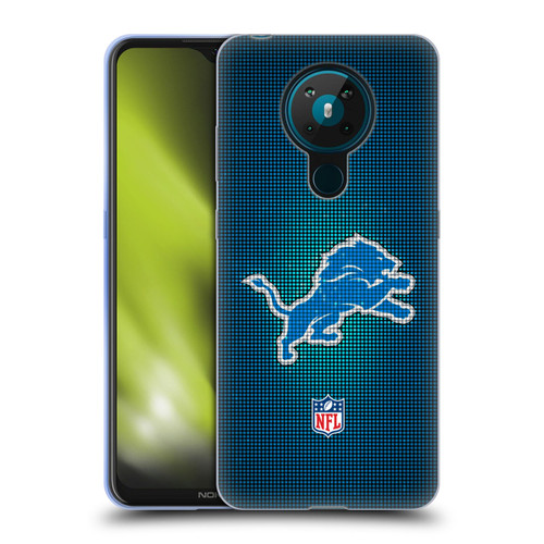 NFL Detroit Lions Artwork LED Soft Gel Case for Nokia 5.3