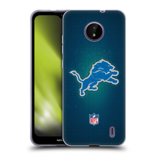 NFL Detroit Lions Artwork LED Soft Gel Case for Nokia C10 / C20