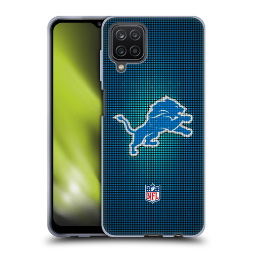 NFL Detroit Lions Artwork LED Soft Gel Case for Samsung Galaxy A12 (2020)