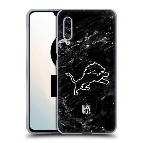 NFL Detroit Lions Artwork Marble Soft Gel Case for Samsung Galaxy A90 5G (2019)