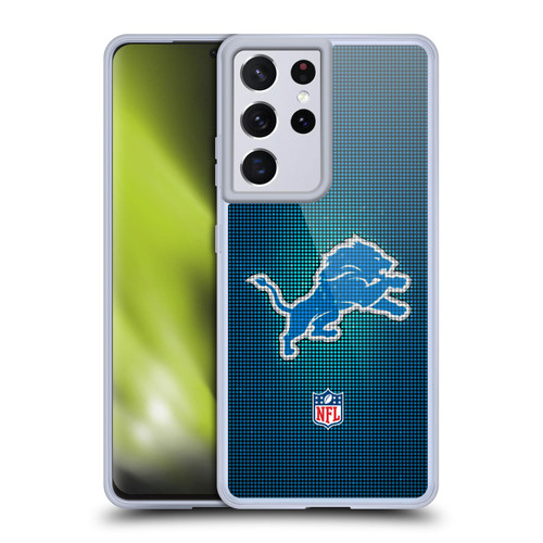 NFL Detroit Lions Artwork LED Soft Gel Case for Samsung Galaxy S21 Ultra 5G