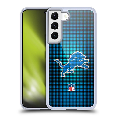 NFL Detroit Lions Artwork LED Soft Gel Case for Samsung Galaxy S22 5G