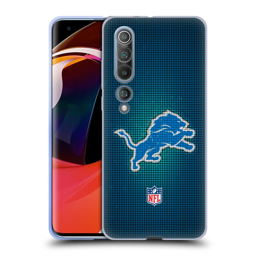 NFL Detroit Lions Artwork LED Soft Gel Case for Xiaomi Mi 10 5G / Mi 10 Pro 5G