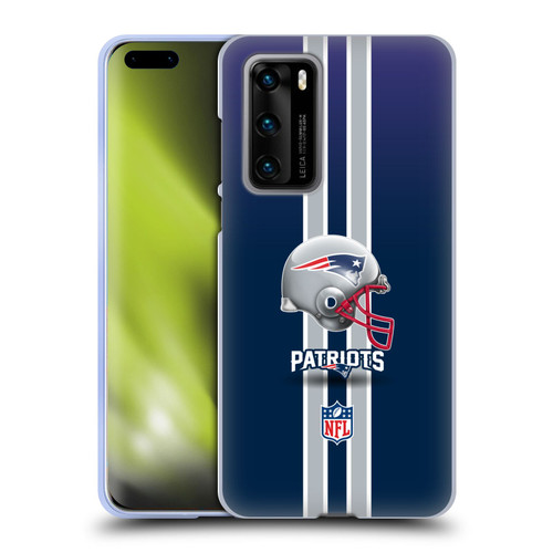 NFL New England Patriots Logo Helmet Soft Gel Case for Huawei P40 5G