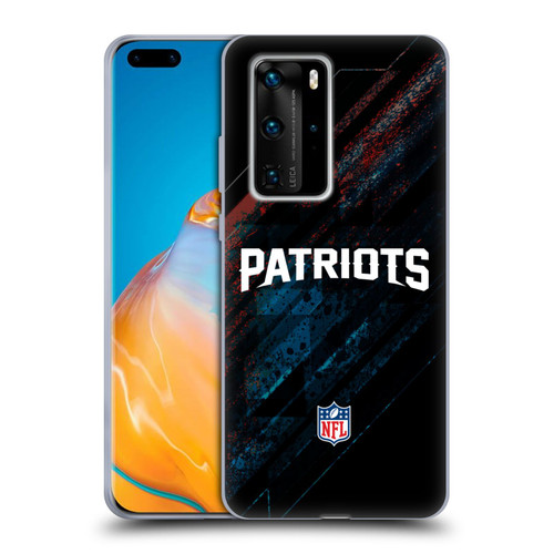 NFL New England Patriots Logo Blur Soft Gel Case for Huawei P40 Pro / P40 Pro Plus 5G