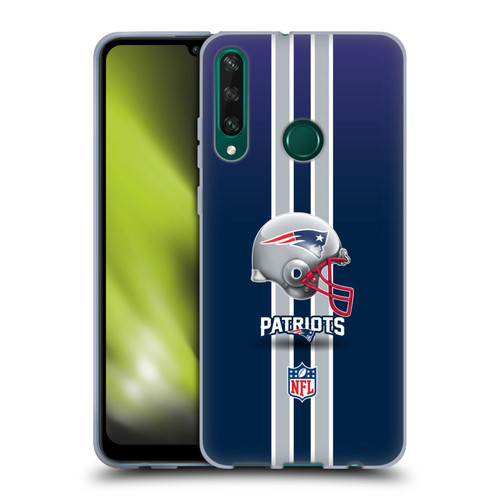 NFL New England Patriots Logo Helmet Soft Gel Case for Huawei Y6p