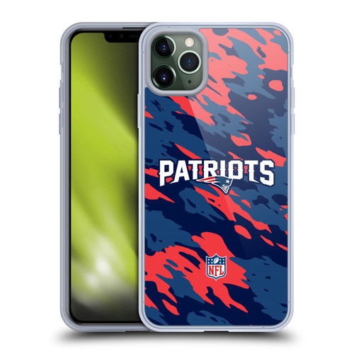 NFL New England Patriots Logo Camou Soft Gel Case for Apple iPhone 11 Pro Max NFL New England Patriots Logo Camou Soft Gel Case for Apple iPhone 11 Pro Max
