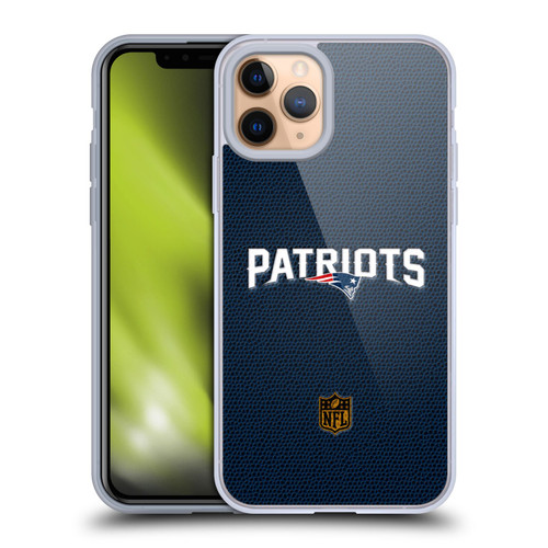 NFL New England Patriots Logo Football Soft Gel Case for Apple iPhone 11 Pro