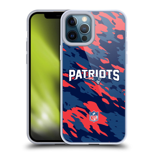 NFL New England Patriots Logo Camou Soft Gel Case for Apple iPhone 12 Pro Max NFL New England Patriots Logo Camou Soft Gel Case for Apple iPhone 12 Pro Max