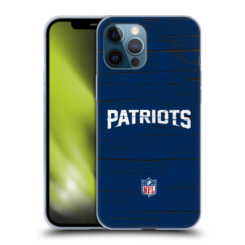 NFL New England Patriots Logo Distressed Look Soft Gel Case for Apple iPhone 12 Pro Max